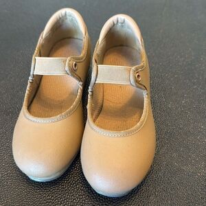 Kids Tap-shoes Tan size 9C